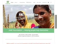 Tablet Screenshot of amefound.org